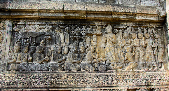Photo of the Borobadur carvings | Photo: Angela Neal Grove