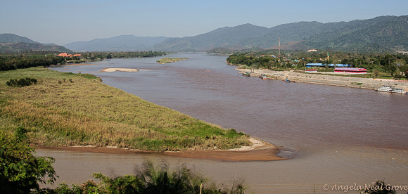 Photo of the Mekong River and the Golden Triangle where Myanmar, Thailand and Laos converge. Photo: Angela Neal Grove