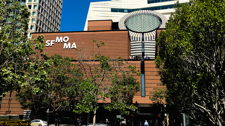 SF Moma view from Yerba Buena gardens Photo: Angela Grove